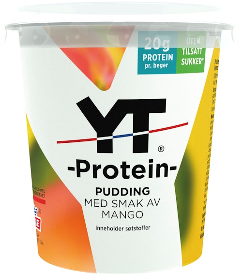 Bilde: © Tine / Kolonial.no Tine YT Proteinrik Mangopudding, 190 g