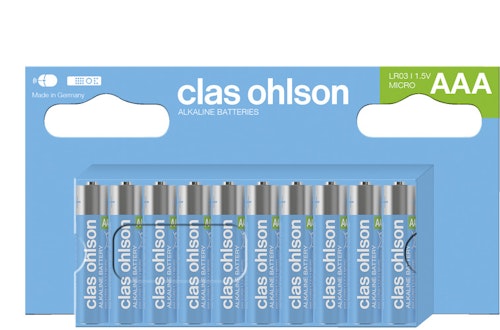 Bilde: © Clas Ohlson / Oda Clas Ohlson Co-batteri AAA LR03