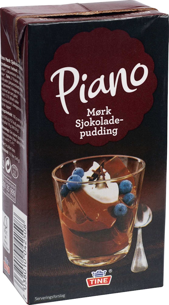 Tine Piano Mørk Sjokoladepudding
