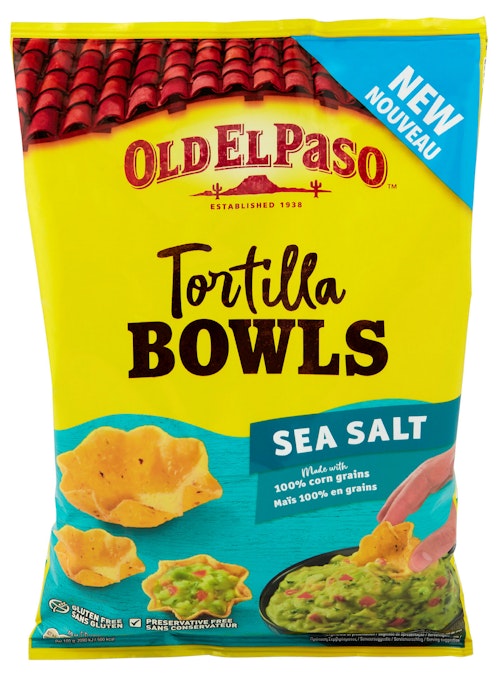 Bilde: © Old El Paso / Kolonial.no Old El Paso Tortilla Bowls Chips 150 g