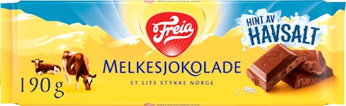 Bilde: © Freia / Oda Freia Melkesjokolade med Havsalt 200 g