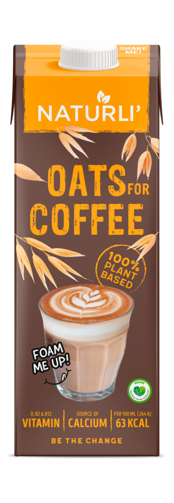 Bilde: © Naturli' / Oda Naturli' Oats For Coffee Barista Havremelk vegansk 1 l