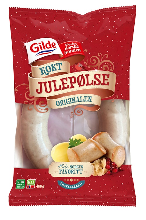 Bilde: © Gilde / Kolonial.no Gilde Julepølse Kokt 400 g