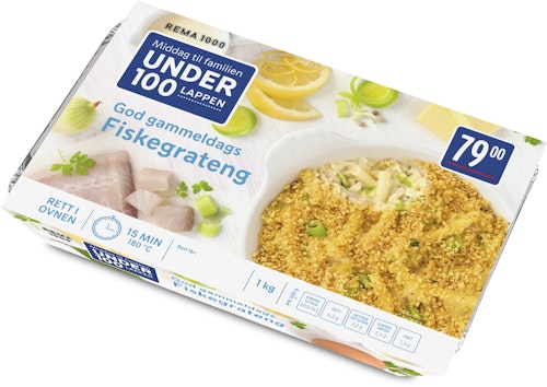Bilde: © REMA 1000 / Kolonial.no REMA 1000 Fiskegrateng 1 kg