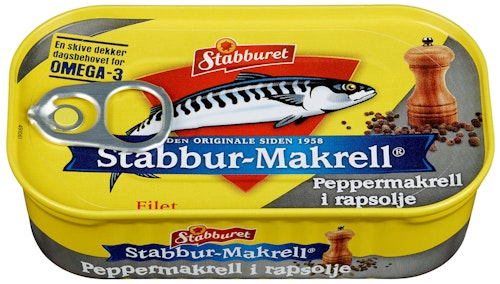 Bilde: © Stabburet / Oda Stabburet Peppermakrell i olje 80 g
