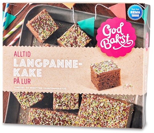 Bilde: © God Bakst / Kolonial.no God Bakst Sjokoladekake 1025 g