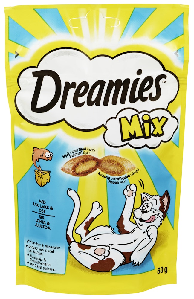 Dreamies Mix Laks & Ost