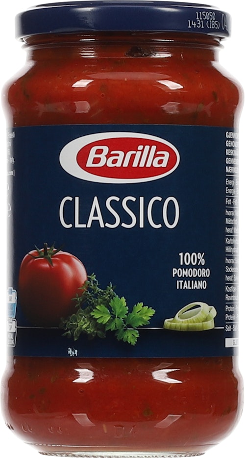 Bilde: © Barilla / Oda Barilla Classico, Italiensk Tomatsaus med Urter 400 g
