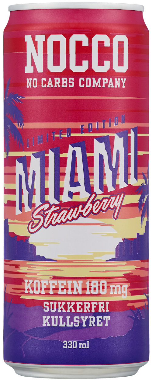 Bilde: © Nocco / Oda Nocco Miami Strawberry 0,33 l
