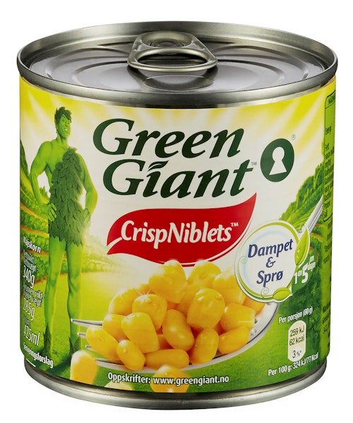 Bilde: © Green Giant / Kolonial.no Green Giant Mais Crispniblets 340 g