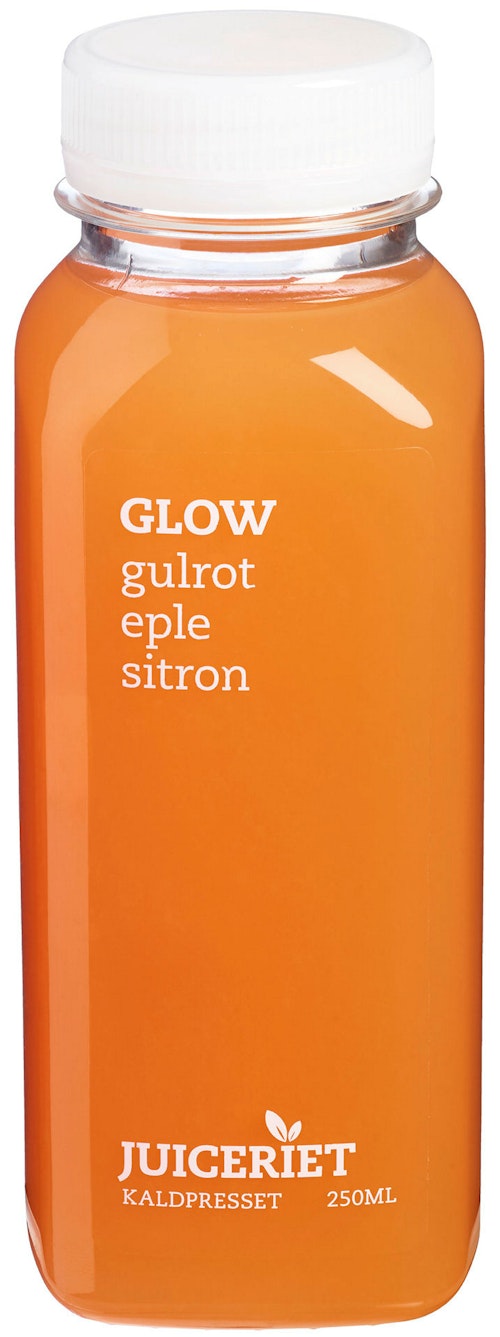 Bilde: © Juiceriet / Kolonial.no Juiceriet Golden Glow Gulrot, Eple & Sitron, 250 ml