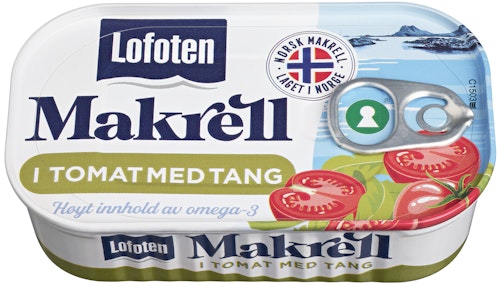 Lofoten Makrell i Tomat med Tang