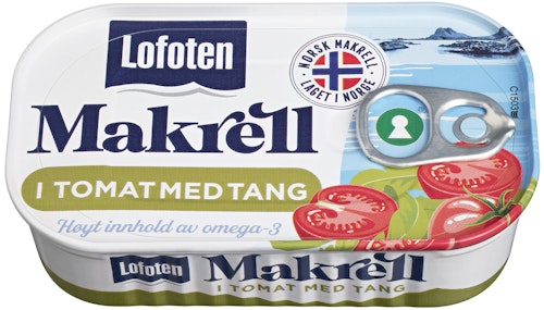 Bilde: © Lofoten / Oda Lofoten Makrell i Tomat med Tang 110 g