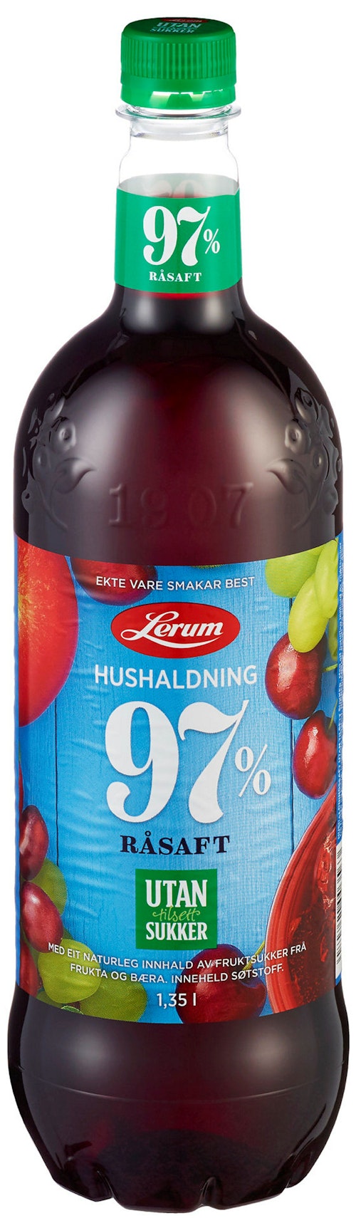 Bilde: © Lerum / Oda Lerum Husholdningssaft Uten tilsatt sukker, 1,35 l
