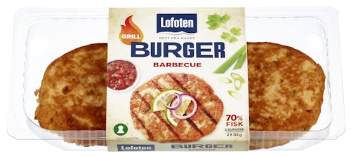Bilde: © Lofoten / Oda Lofoten Grillburger Barbecue 70%, 2 stk