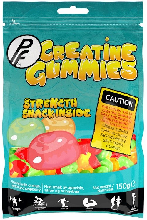 Bilde: © Proteinfabrikken / Kolonial.no Proteinfabrikken Creatine Gummies 150 g