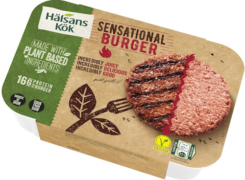 Bilde: © Hälsans Kök / Oda Hälsans Kök Sensational Burger 226 g