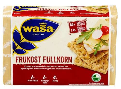 Bilde: © Wasa / Kolonial.no Wasa Frukost Fullkorn 320 g