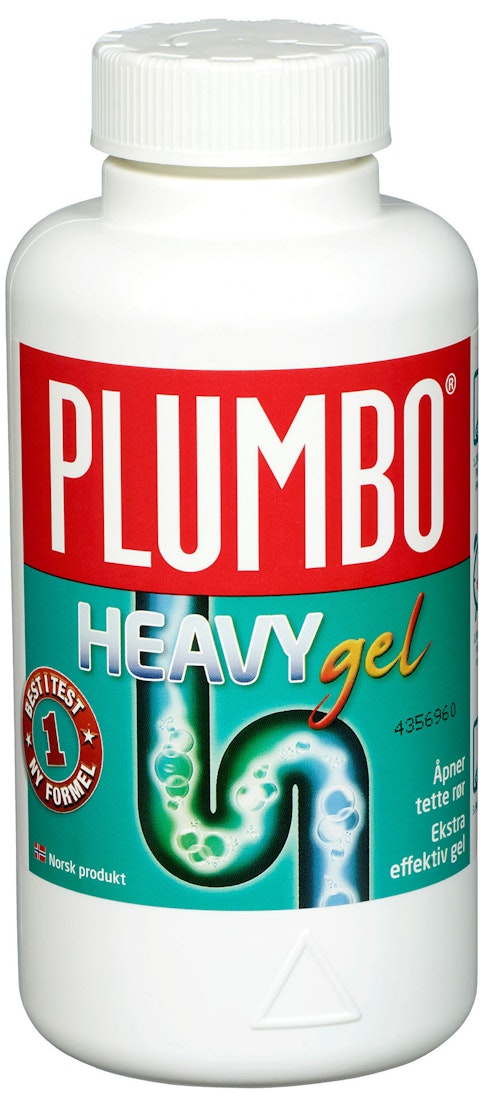 Bilde: © Plumbo / Kolonial.no Plumbo Heavy Gel Avløpsåpner, 550 g