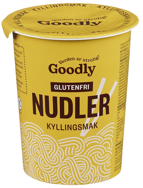 Bilde: © Goodly / Oda Goodly Nudler i Kopp M/kylling Glutenfri, 50 g
