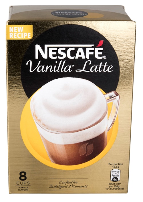 Bilde: © Nescafé / Kolonial.no Nescafé Nescafé Cafe Vanilla 8 stk, 148 g