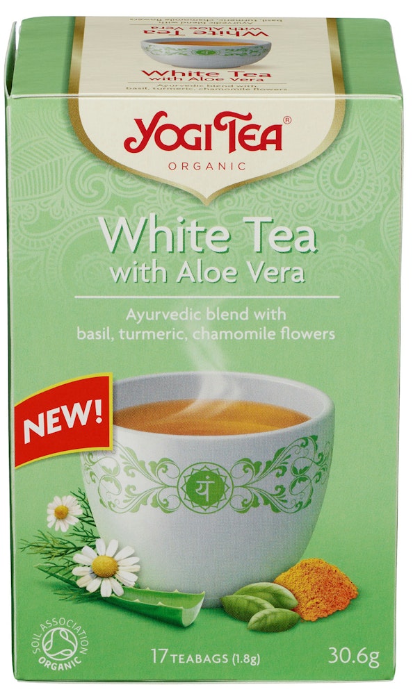 YogiTea Yogi Tea White Tea med Aloe Vera Økologisk