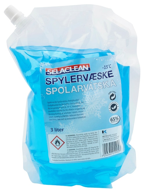 Spylervæske Selaclean 3 l