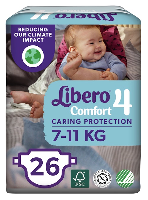 Bilde: © Libero / Oda Libero Comfort Str 4 7-11 kg, 26 stk