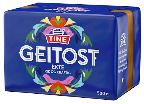 Bilde: © Tine / Kolonial.no Tine Geitost Ekte FG33 500 g