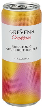 Grevens Grevens Cocktails Gin & Tonic Grapefruit Juniper