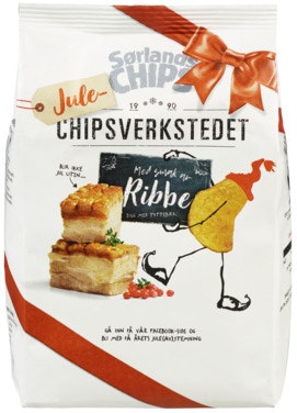 Bilde: © Sørlandschips / Oda Sørlandschips Chipsverkstedet Ribbe 150 g