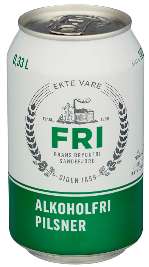 Bilde: © Grans Bryggeri / Kolonial.no Grans Bryggeri Grans Fri 0,33 l