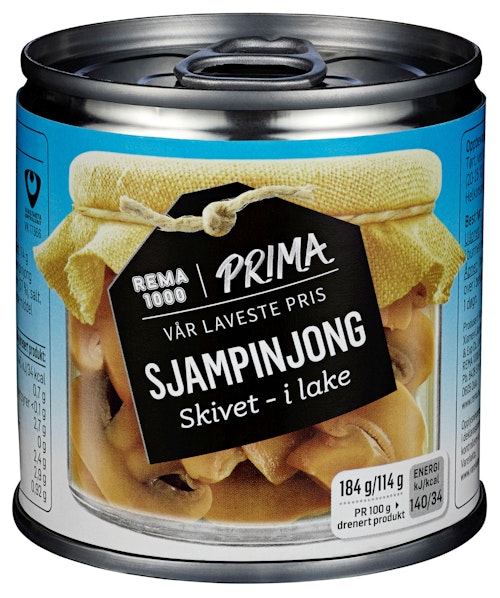 Bilde: © Prima / Oda Prima Sjampinjong Skivet