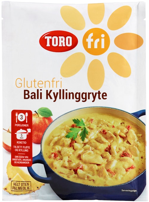 Bilde: © Toro / Kolonial.no Toro Fri Bali Gryte Glutenfri, 70 g