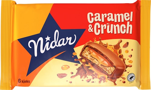 Bilde: © Nidar / Kolonial.no Nidar Nidar Caramel & Crunch 110 g