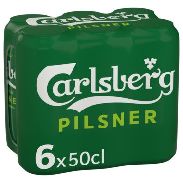 Carlsberg Carlsberg Pilsner 6x0,5 liter, 3 l