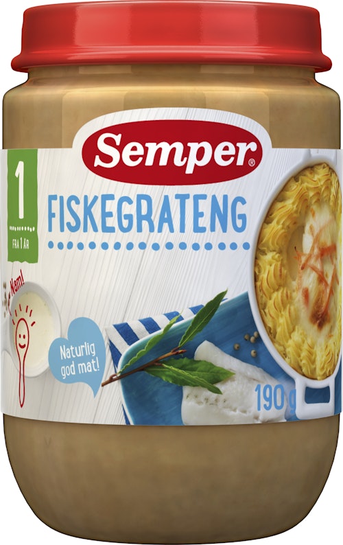 Bilde: © Semper / Oda Semper Fiskegrateng Fra 12 mnd