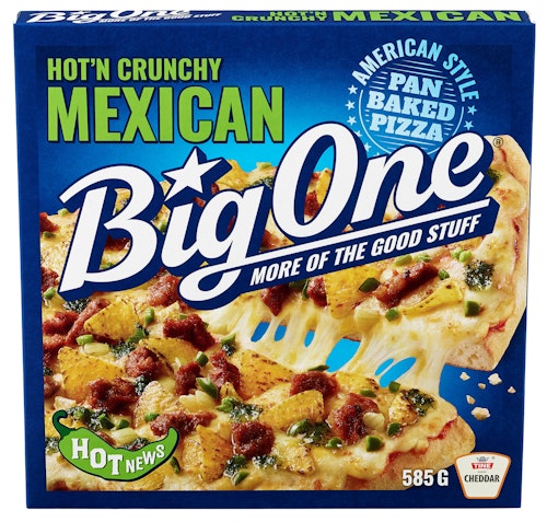 Bilde: © Big One / Kolonial.no Big One Big One Mexican Pizza 585 g