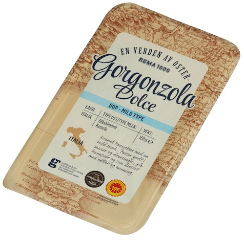 Bilde: © REMA 1000 / Kolonial.no REMA 1000 Gorgonzola Dolce 150 g