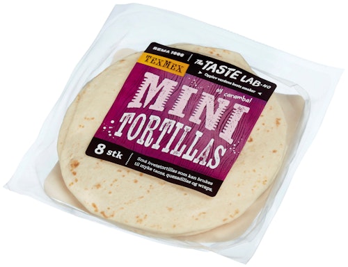 Bilde: © REMA 1000 / Kolonial.no REMA 1000 Tortillas Mini Taste Lab, 8 stk, 240 g