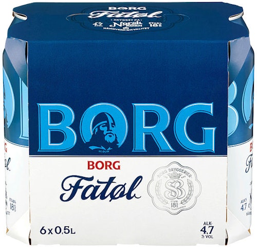 Bilde: © Hansa Borg / Kolonial.no Hansa Borg Borg Fatøl 6 x 0,5l, 3 l