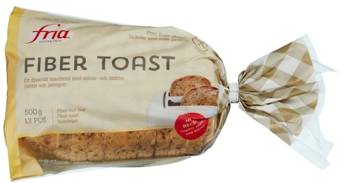 Bilde: © Fria / Kolonial.no Fria Fiberbrød Glutenfri, 500 g