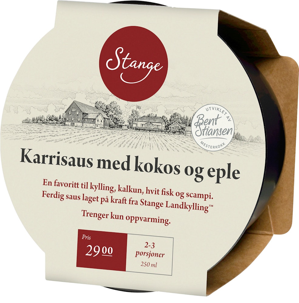 Stanges Gårdsprodukter Karrisaus Med Kokos Og Eple
