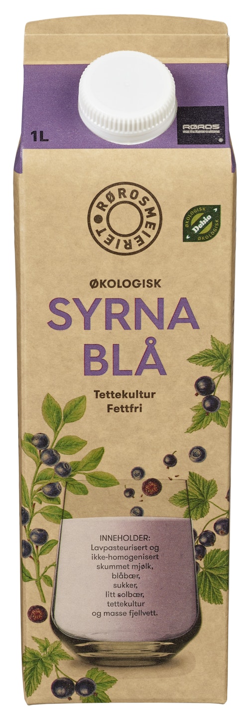 Bilde: © Rørosmeieriet / Oda Rørosmeieriet Syrna Blå Økologisk, 1 l