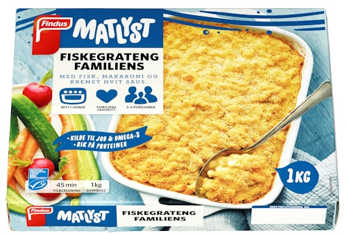 Bilde: © Findus / Kolonial.no Findus Familiens Fiskegrateng 1 kg