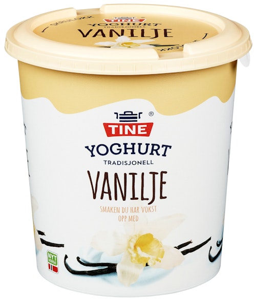 Bilde: © Tine / Kolonial.no Tine Yoghurt Vanilje 850 g