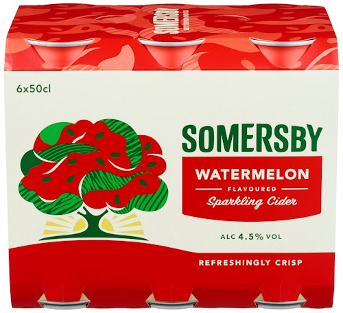 Bilde: © Somersby / Kolonial.no Somersby Somersby Watermelon 6 x 0,5l, 3 l