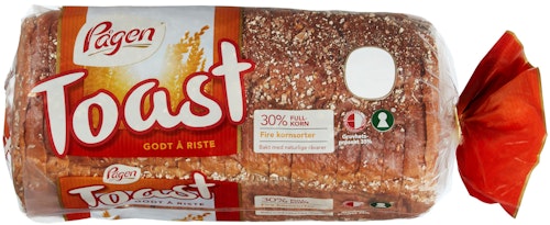 Bilde: © Pågen / Kolonial.no Pågen Toast Halvgrov 650 g