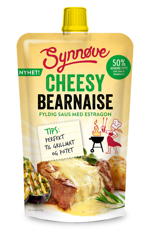 Bilde: © Synnøve / Oda Synnøve Grillsaus Cheesy Bearnaise 165 g