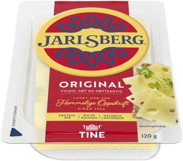 Bilde: © Tine / Oda Tine Tine Jarlsberg Skiver 120 g